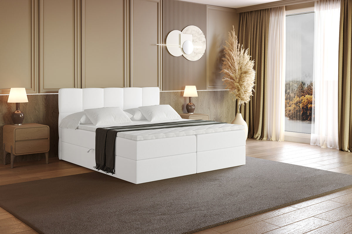Łóżko boxspring LIRO ekoskóra