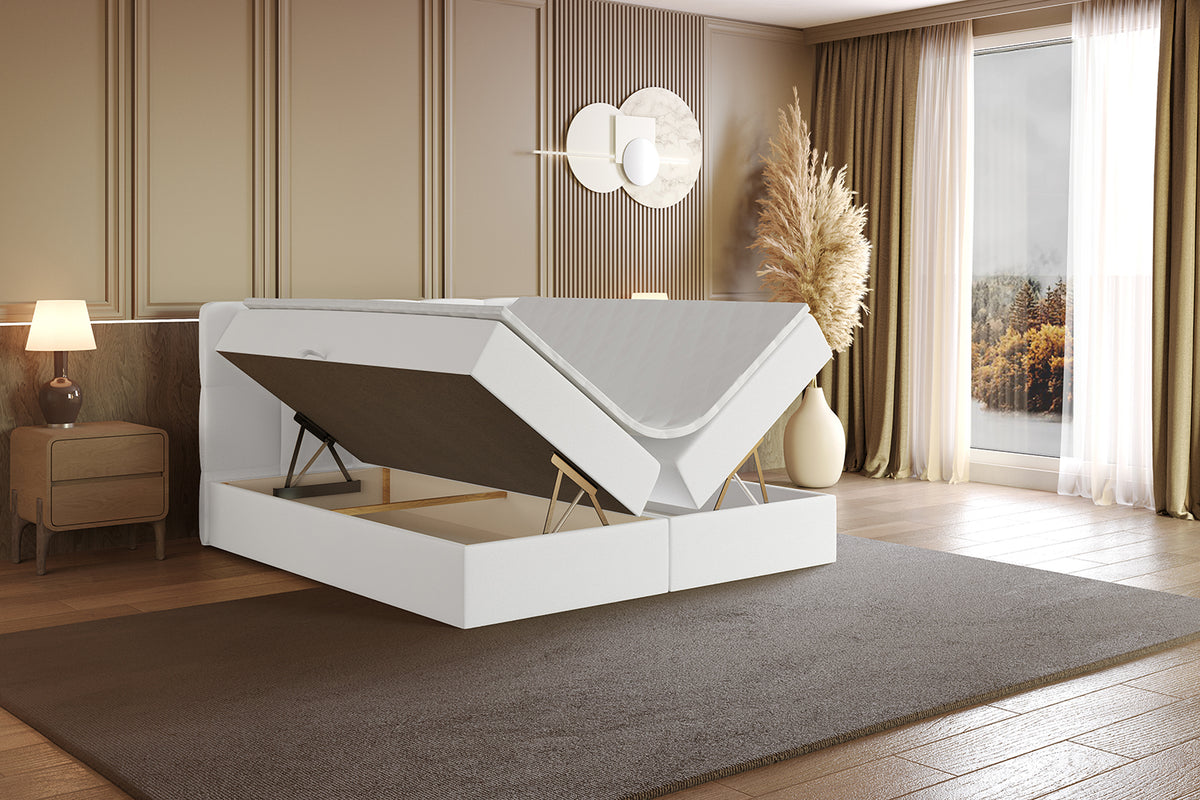 Łóżko boxspring LIRO ekoskóra