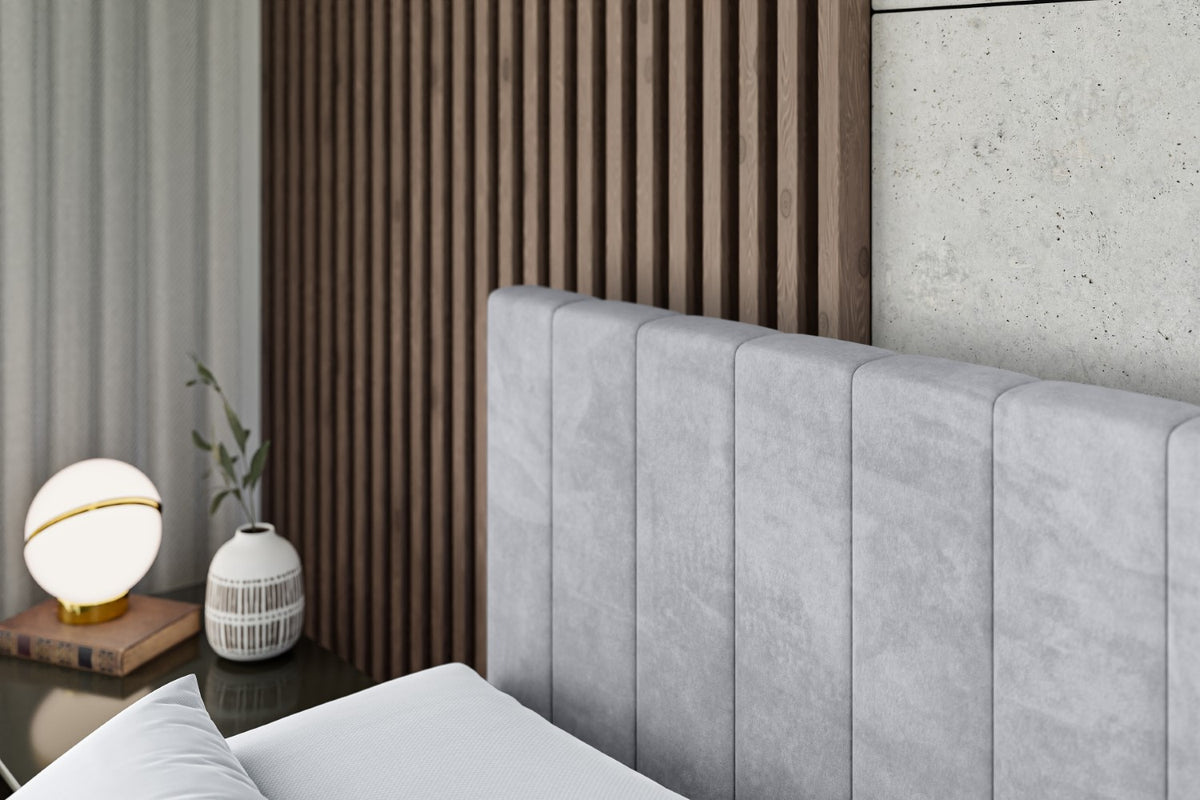 Łóżko boxspring EDITA-Z welur