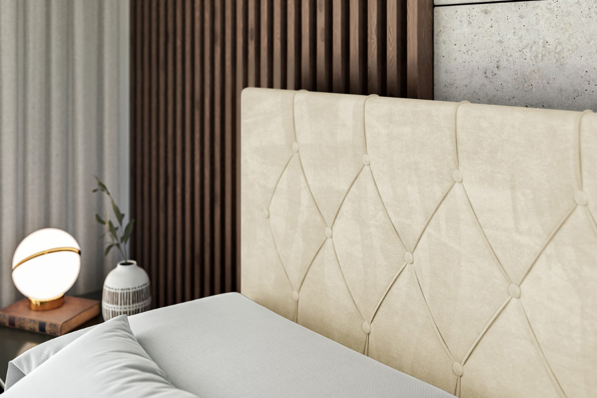Łóżko boxspring VELANTO welur