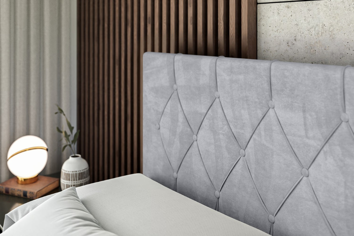 Łóżko boxspring VELANTO welur