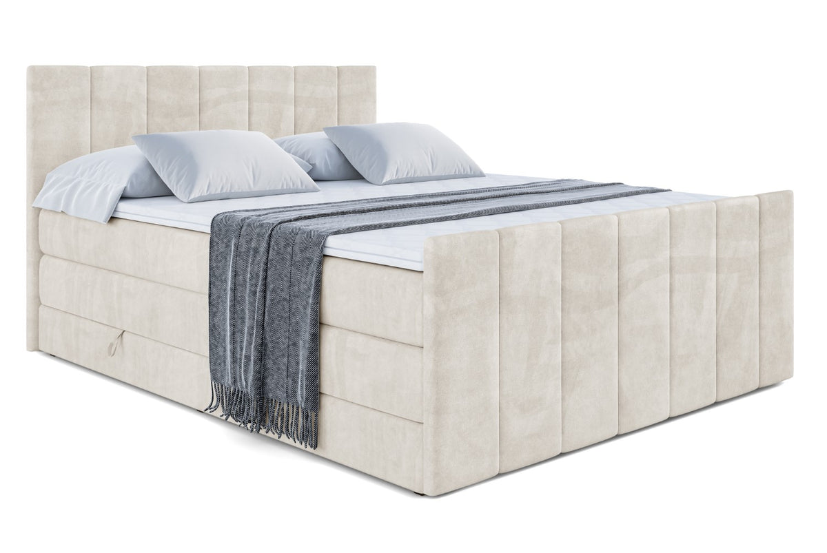 Boxspringbett MOETI-Z KING Samt