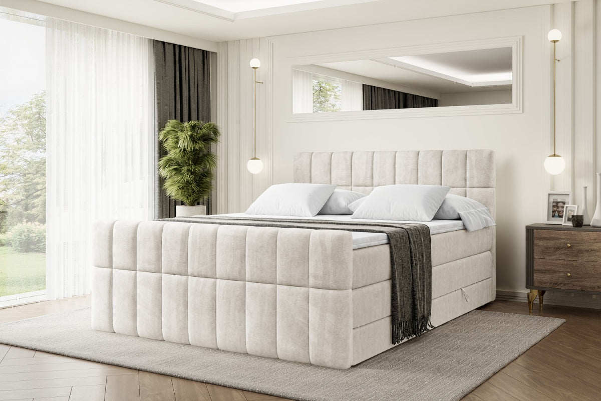Boxspringbett MIAMI-Z KING Samt