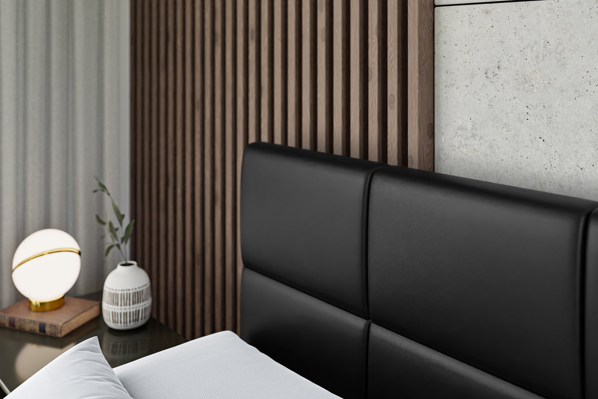 Łóżko boxspring ARDENI-Z ekoskóra