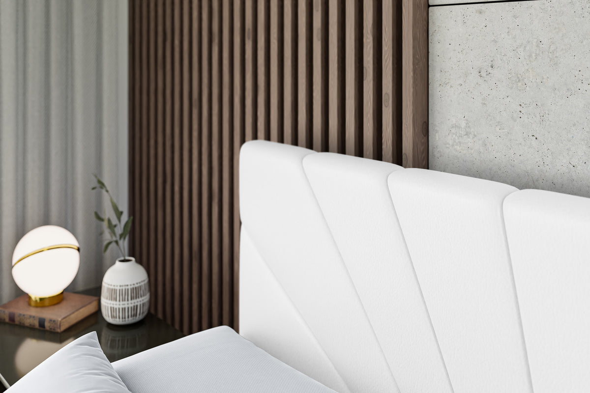 Łóżko boxspring MILTIO-Z ekoskóra