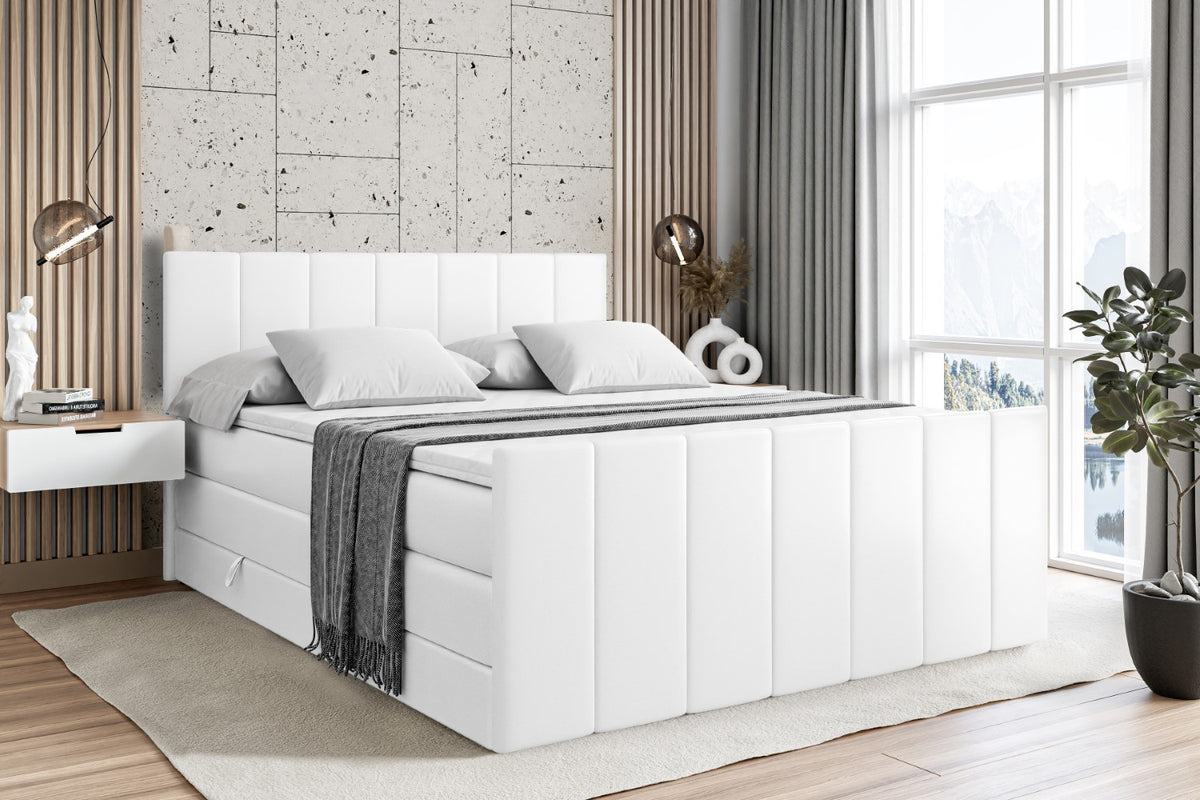 Boxspringbett MOETI-Z KING Kunstleder