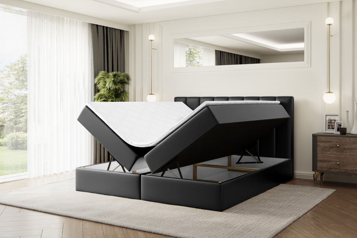 Łóżko boxspring OTTA ekoskóra