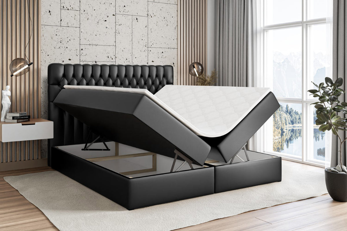 Łóżko boxspring SERENE ekoskóra
