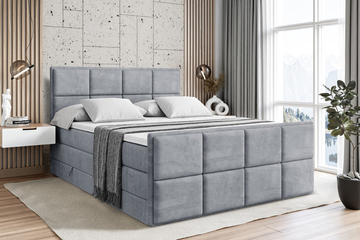 Boxspringbett NOVA-Z KING Samt