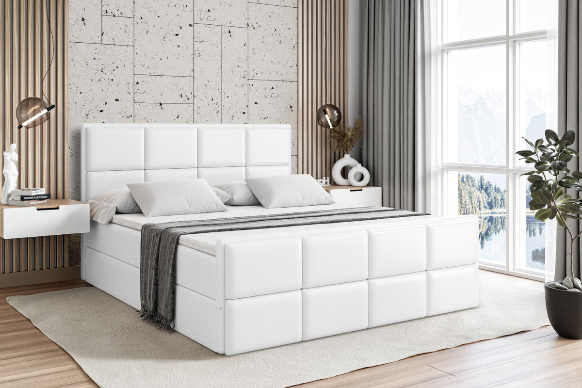 Łóżko boxspring NOVA-Z ekoskóra