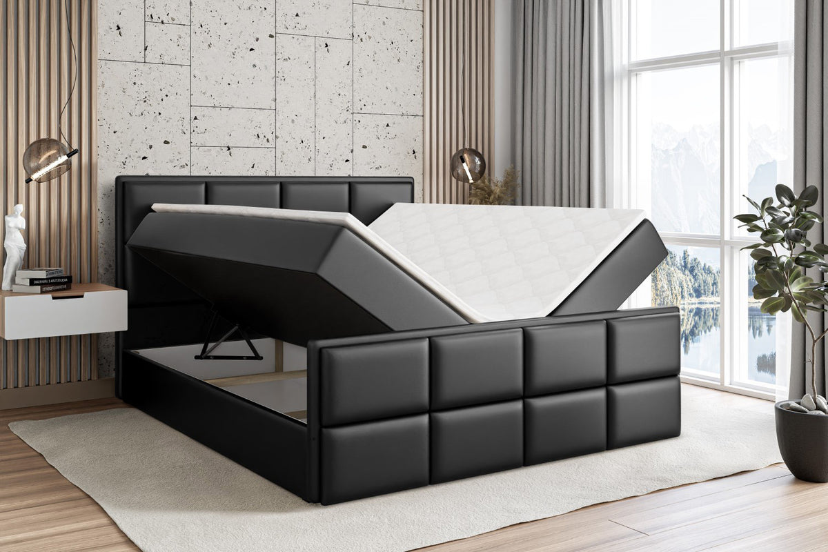 Łóżko boxspring NOVA-Z ekoskóra