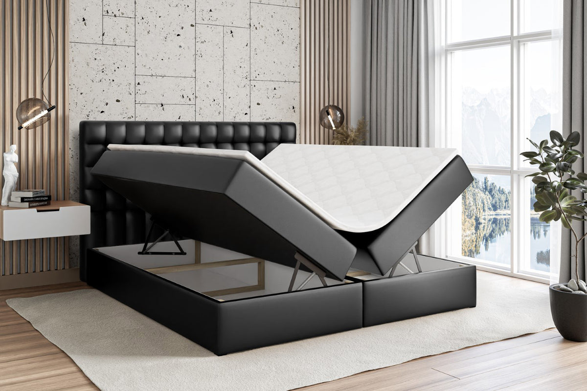 Łóżko boxspring VIONE ekoskóra