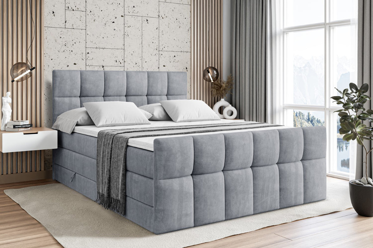 Boxspringbett RICAR-Z KING Samt