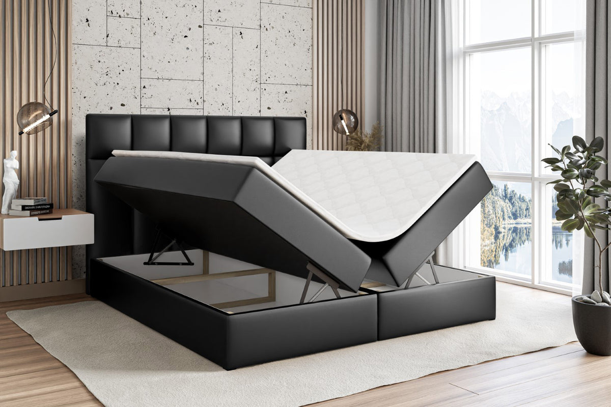 Łóżko boxspring RICAR ekoskóra