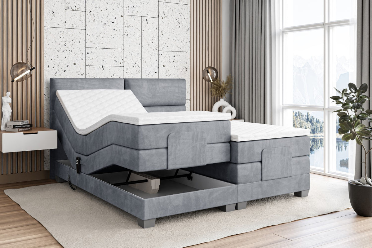 Boxspringbett MAYA EL Samt