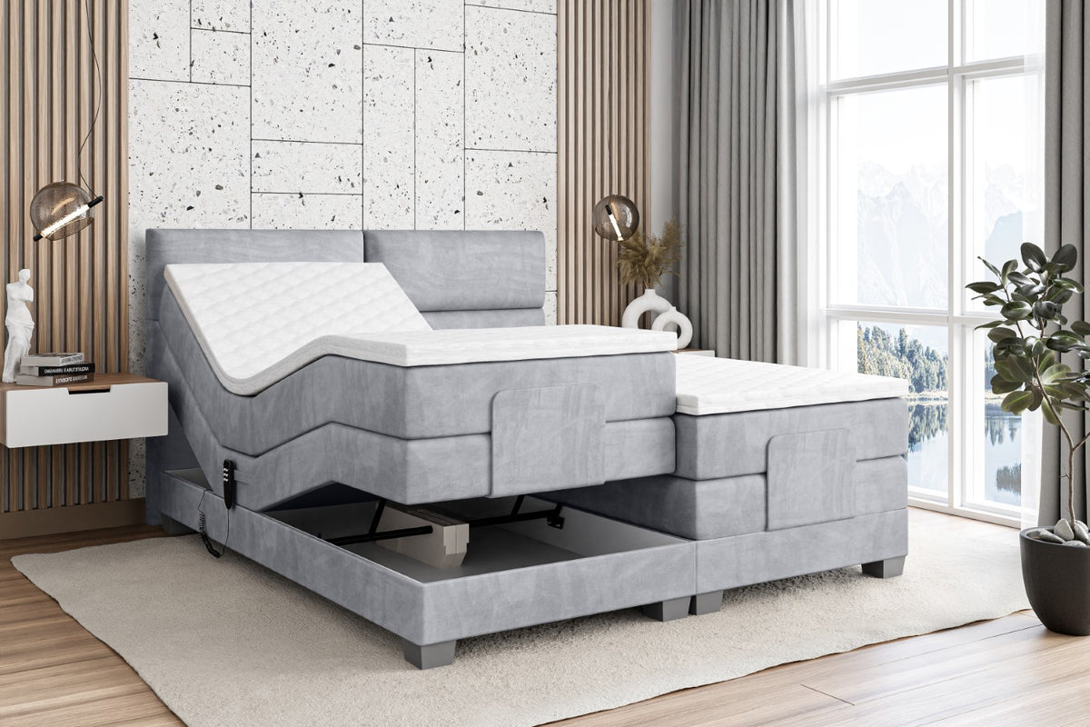 Boxspringbett MAYA EL Samt