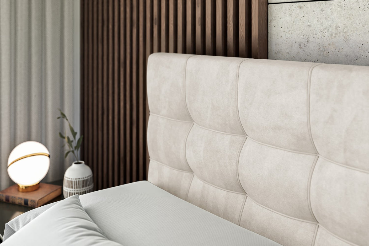 Łóżko boxspring BERO welur