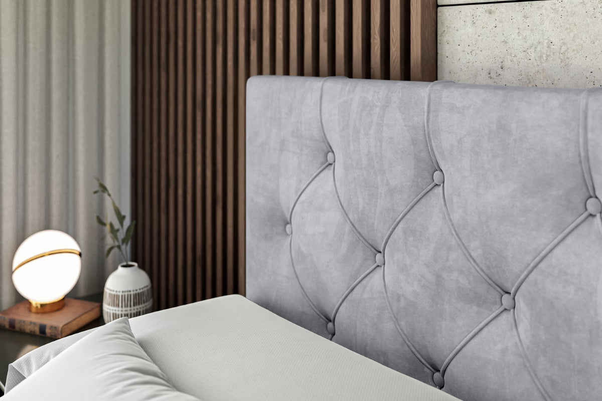 Łóżko boxspring MIRAGE welur