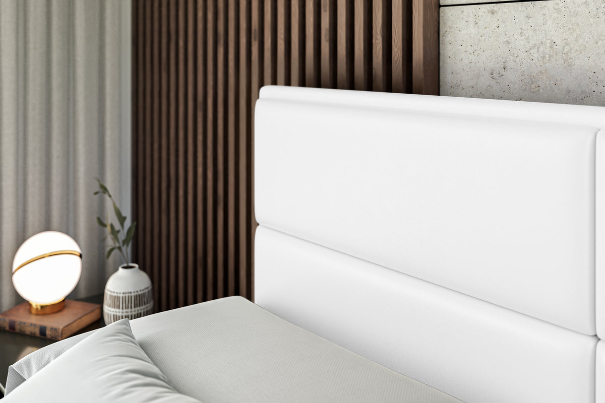 Łóżko boxspring AURA ekoskóra