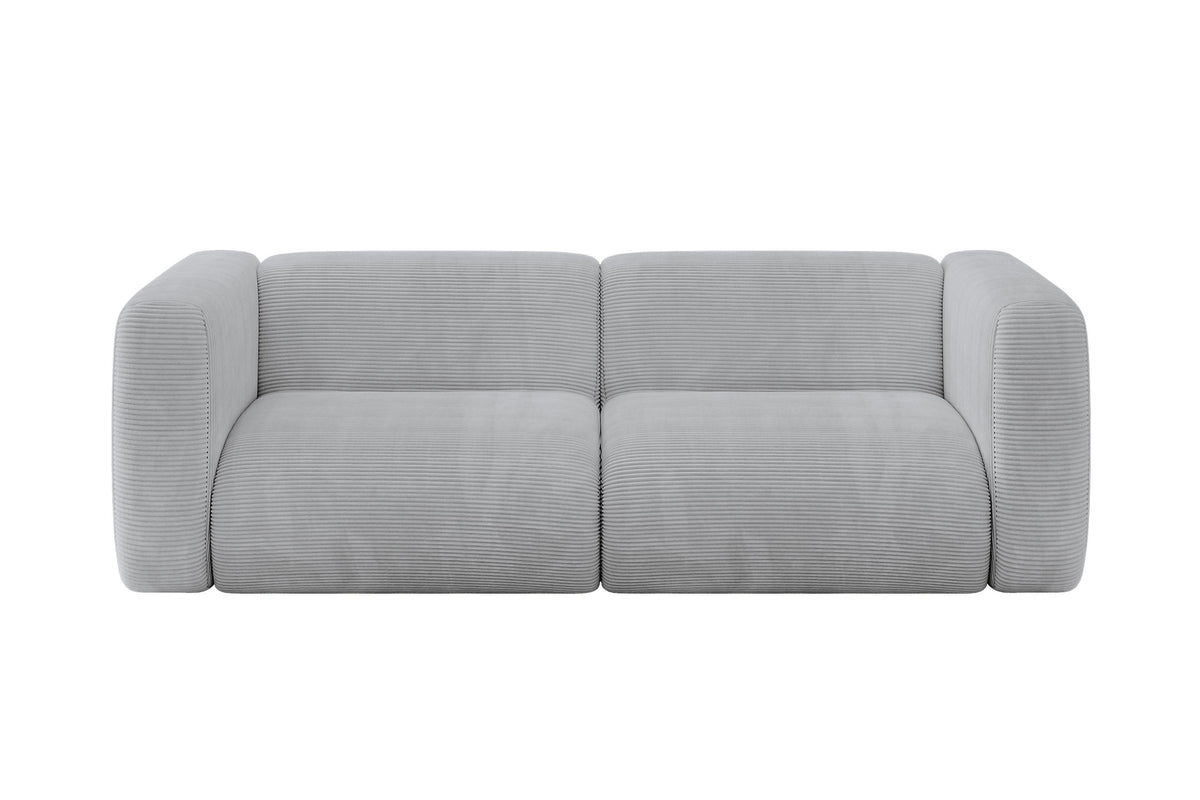 Sofa MIRA-S1 Cord, Grau - Poso 110