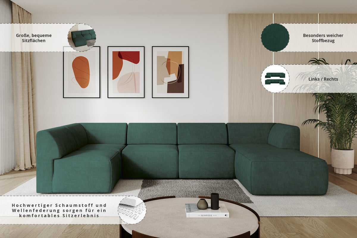 Ecksofa MOVA Samt