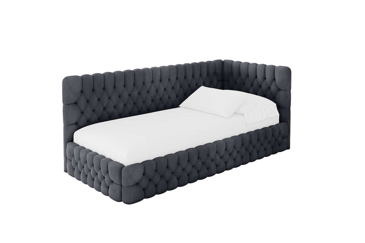 Jugendbett MULY Samt Linksseitig