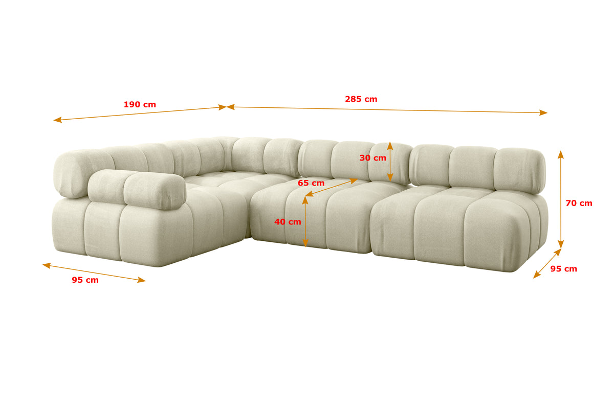 Ecksofa MENDE-L2 Samt