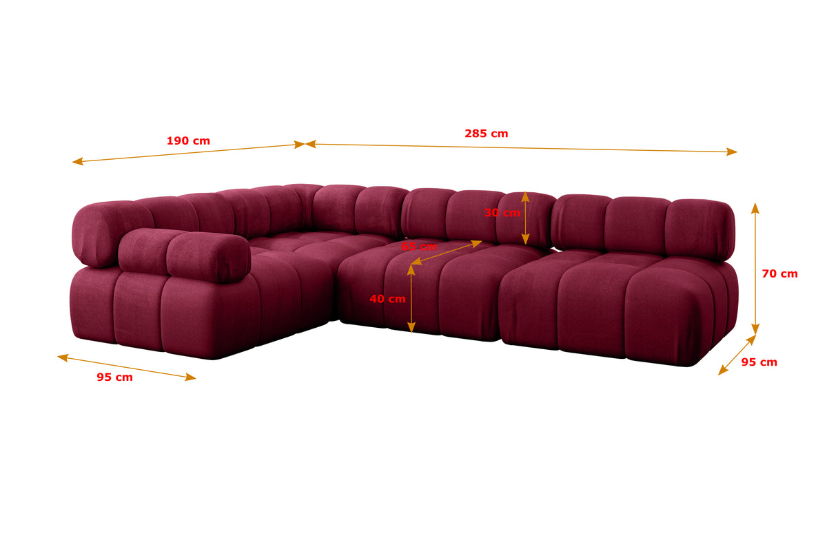Ecksofa MENDE-L2 Samt