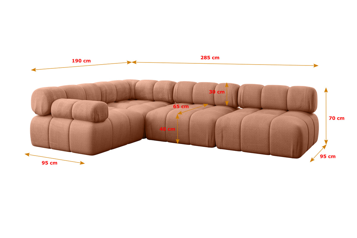 Ecksofa MENDE-L2 Samt