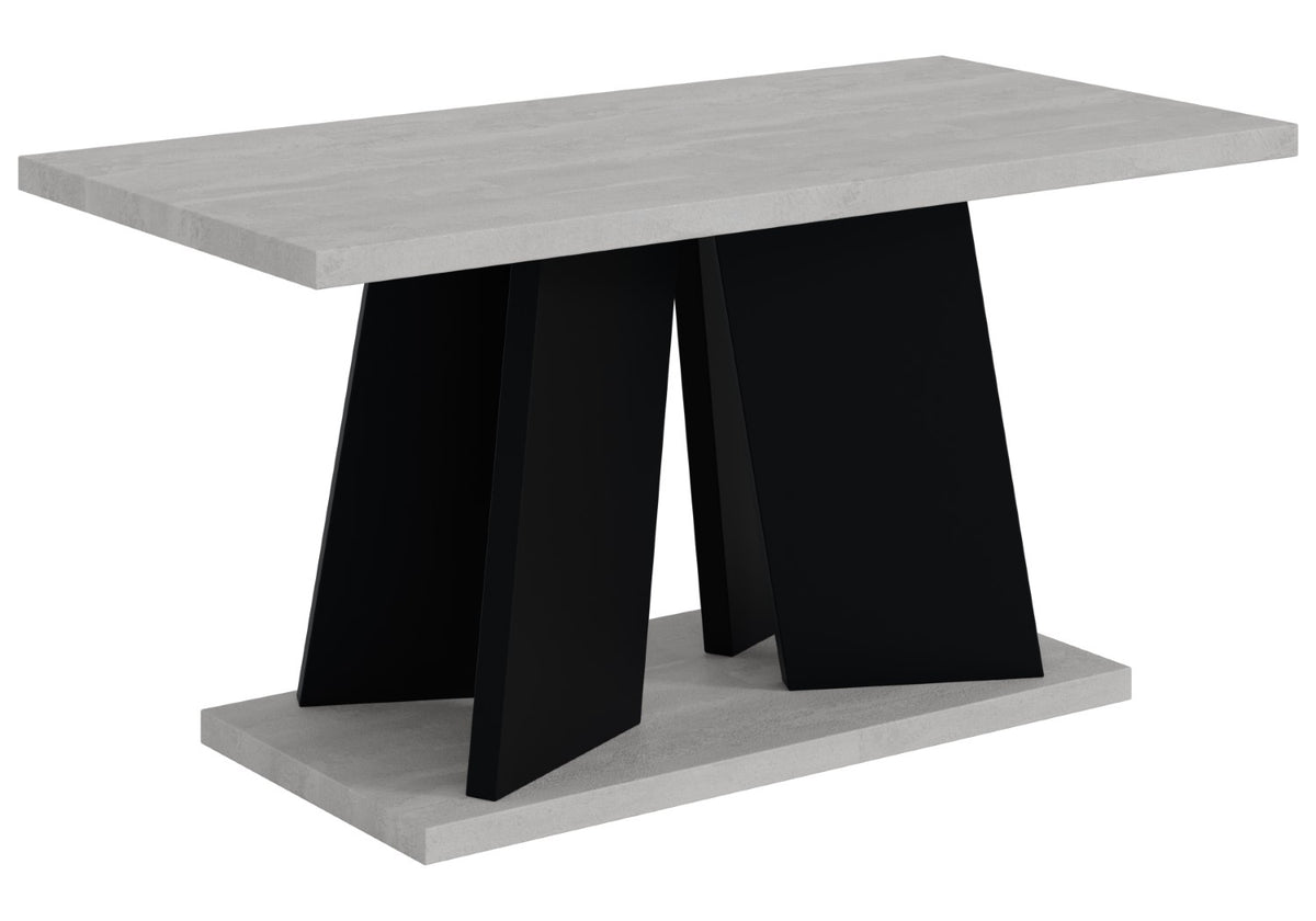 Stolik kawowy UFOM MINI, Beton K350/Czarny