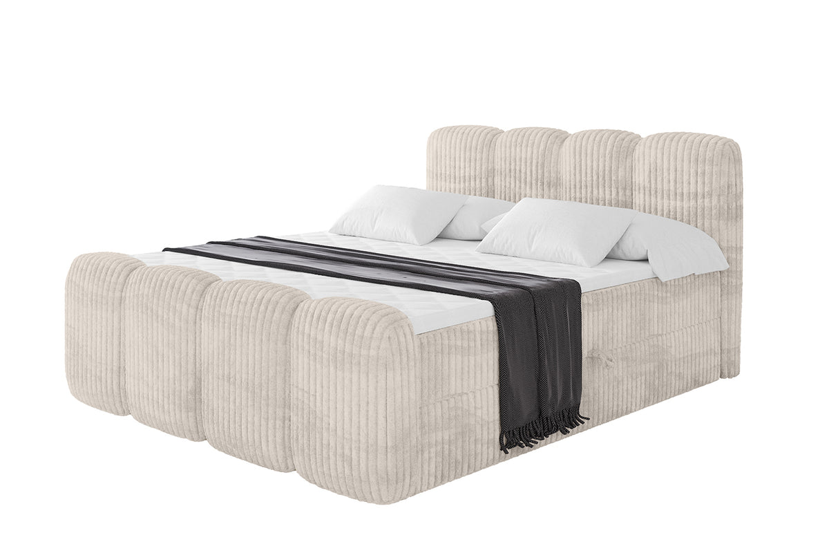Łóżko boxspring NINA-Z sztruks