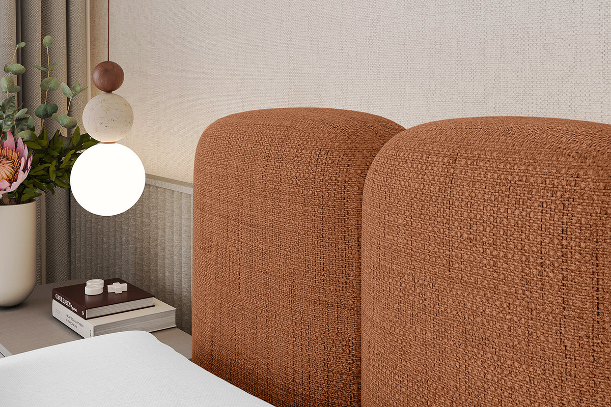 Łóżko boxspring NINA plecionka