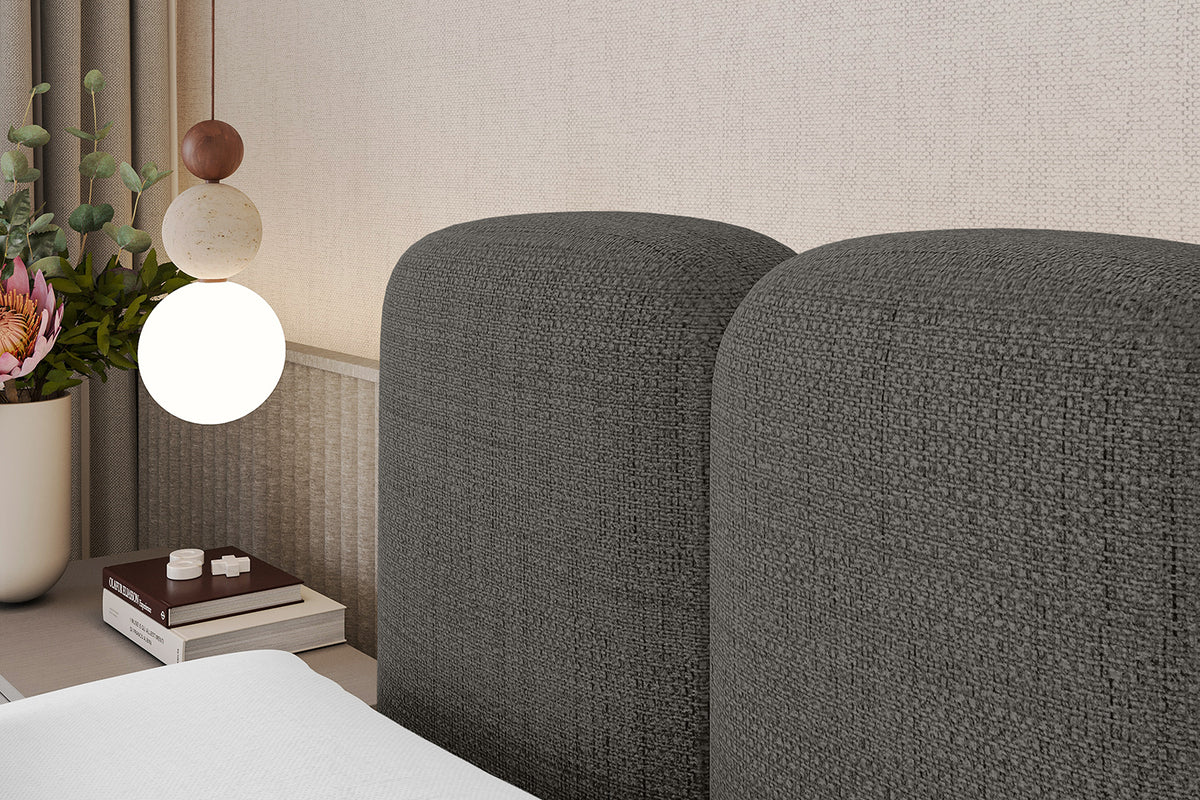 Łóżko boxspring NINA plecionka