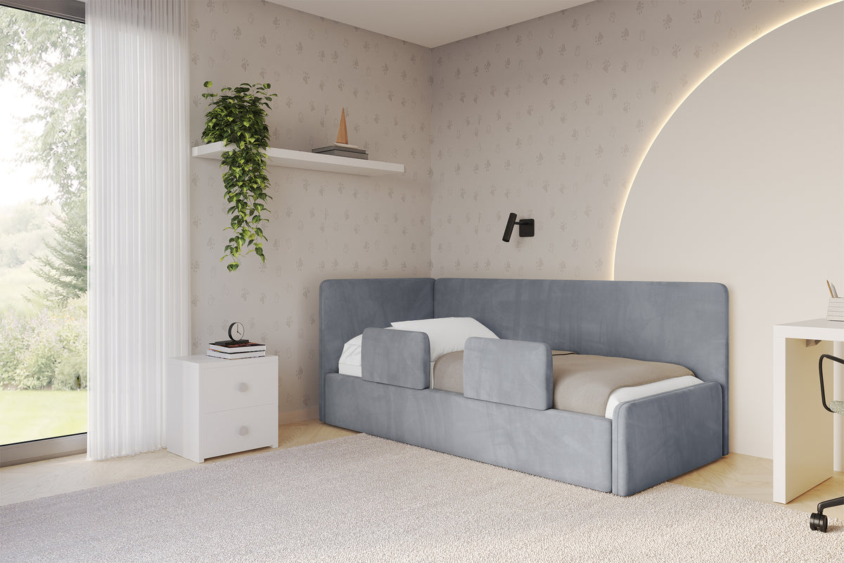 Jugendbett NORY Samt Rechtsseitig