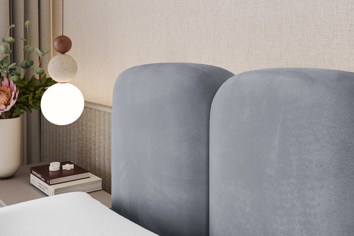 Łóżko boxspring NINA-Z welur
