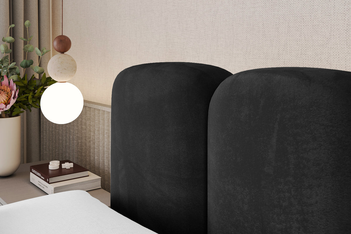 Łóżko boxspring NINA-Z welur