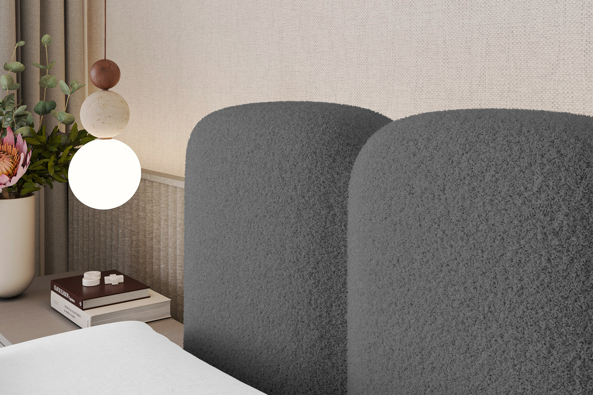 Łóżko boxspring NINA-Z Bouclé