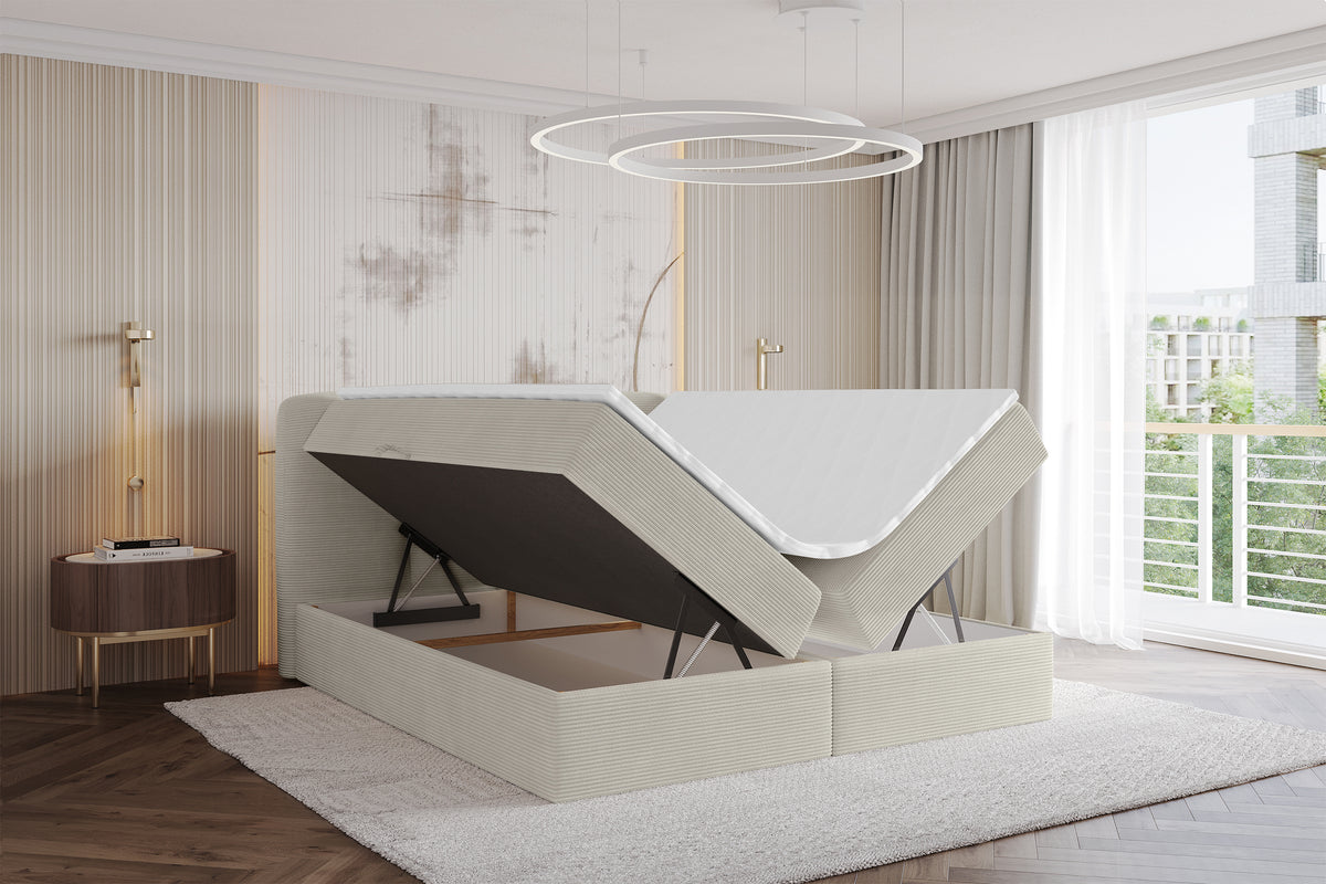 Łóżko boxspring NINA sztruks
