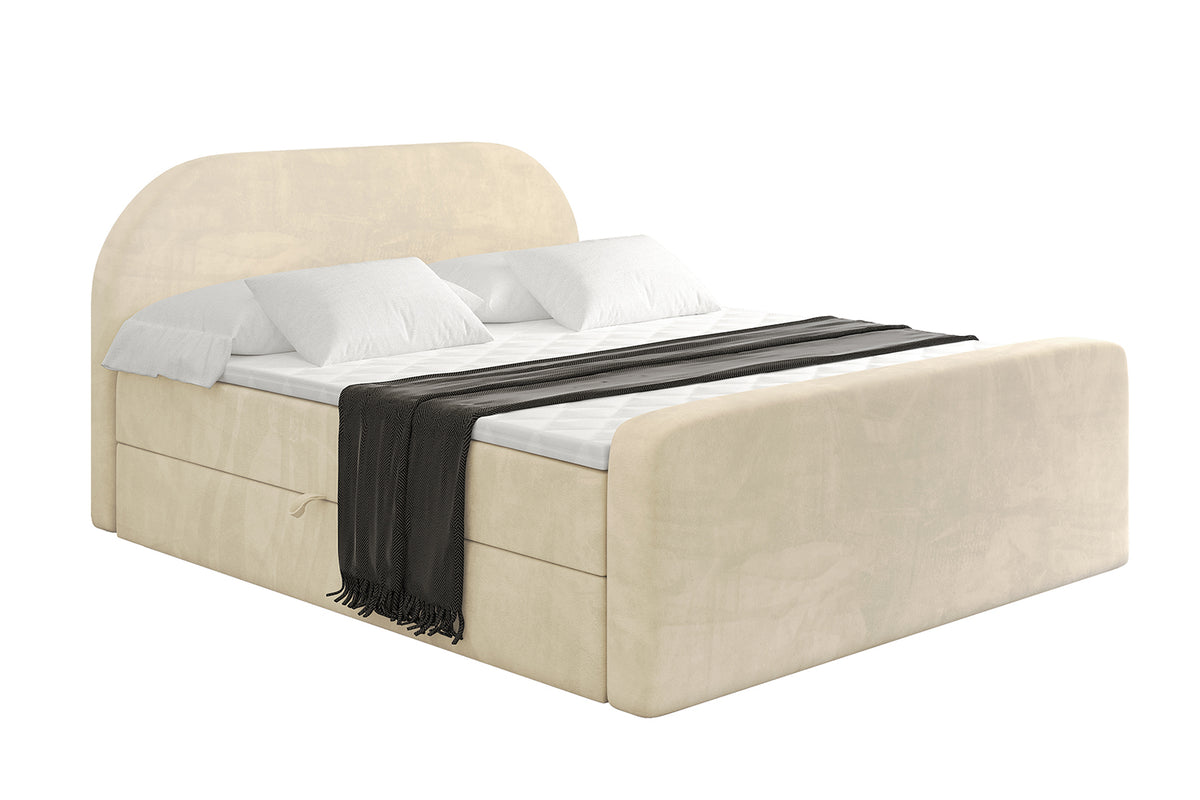 Łóżko boxspring NOX-Z welur