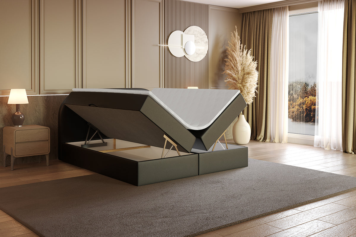 Łóżko boxspring NOX ekoskóra