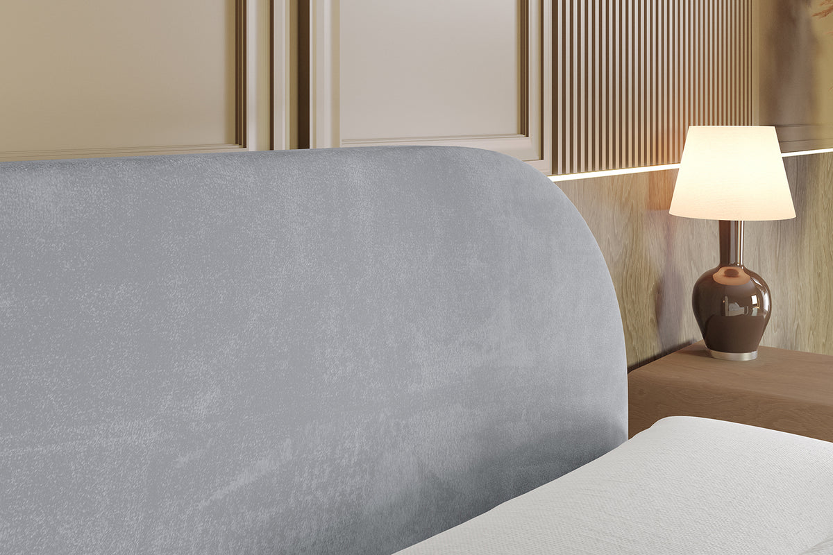 Łóżko boxspring NOX welur