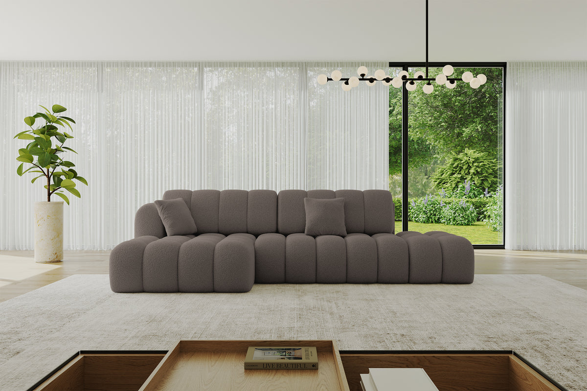 Ecksofa OLEA-L2 Bouclé