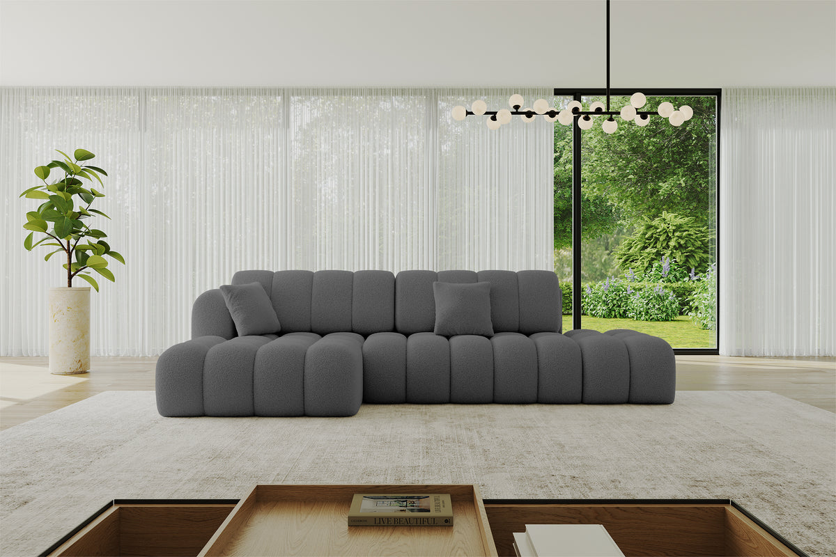 Ecksofa OLEA-L2 Bouclé
