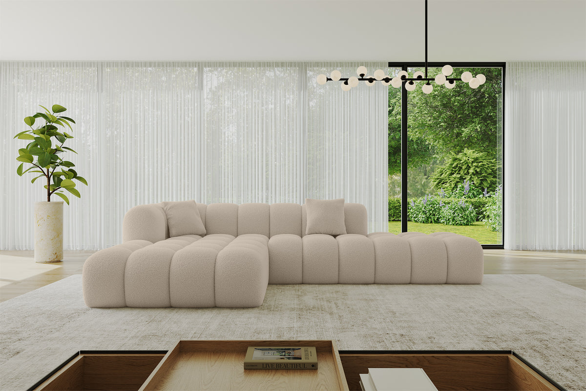 Ecksofa OLEA-L2 Bouclé