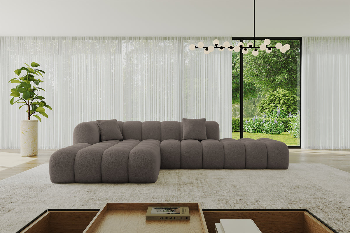 Ecksofa OLEA-L2 Bouclé