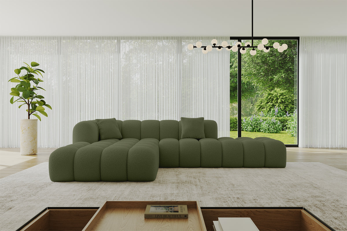 Ecksofa OLEA-L2 Bouclé