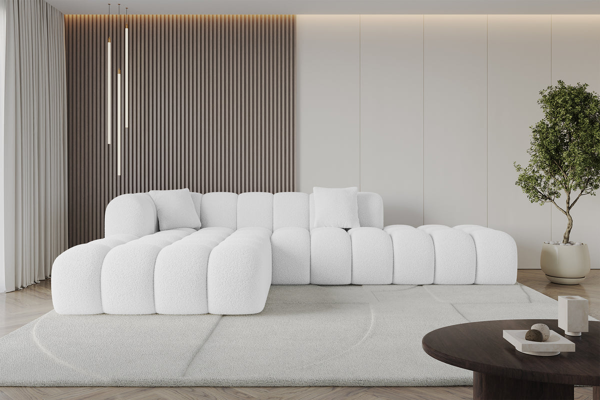 Ecksofa OLEA-L2 Bouclé