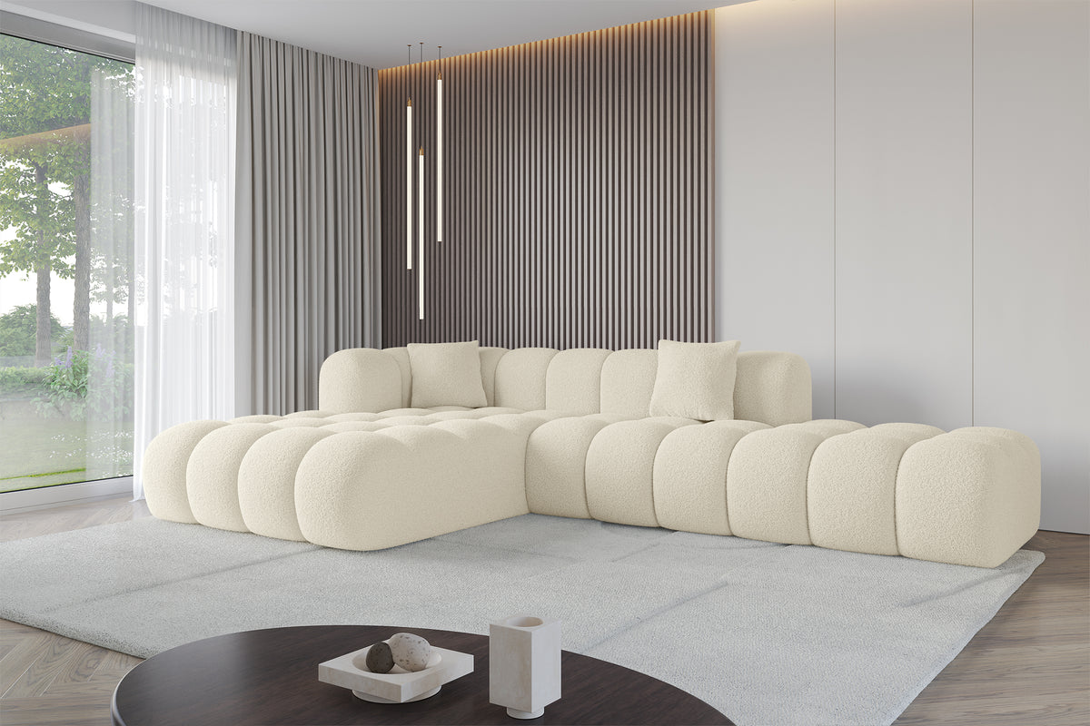 Ecksofa OLEA-L2 Bouclé
