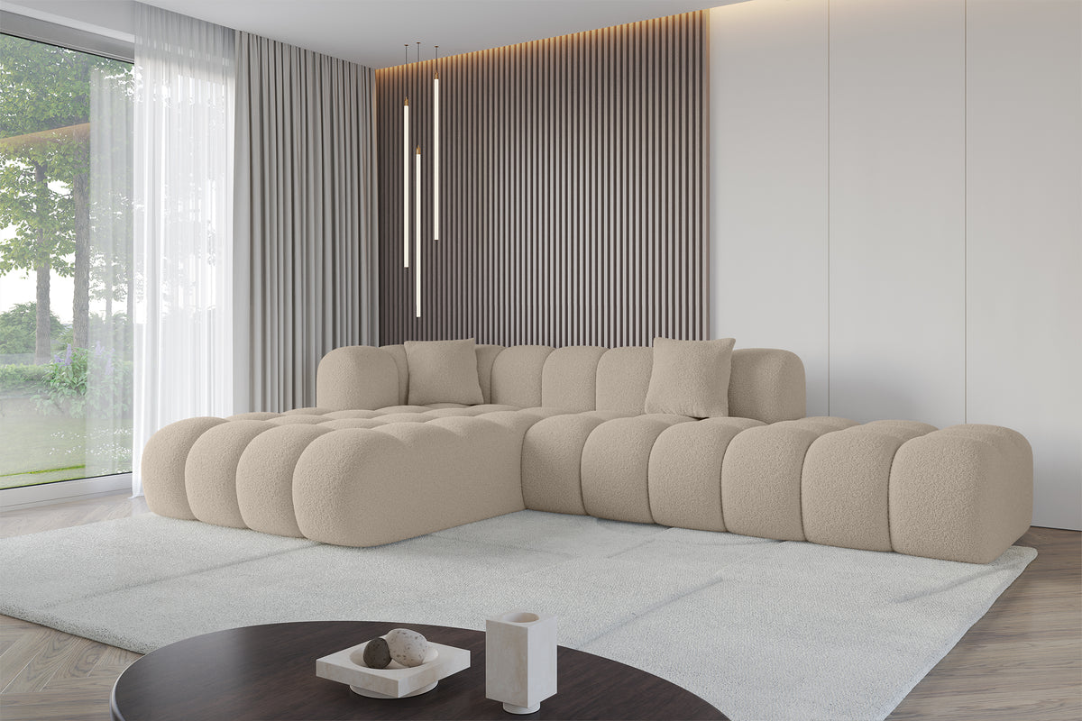 Ecksofa OLEA-L2 Bouclé