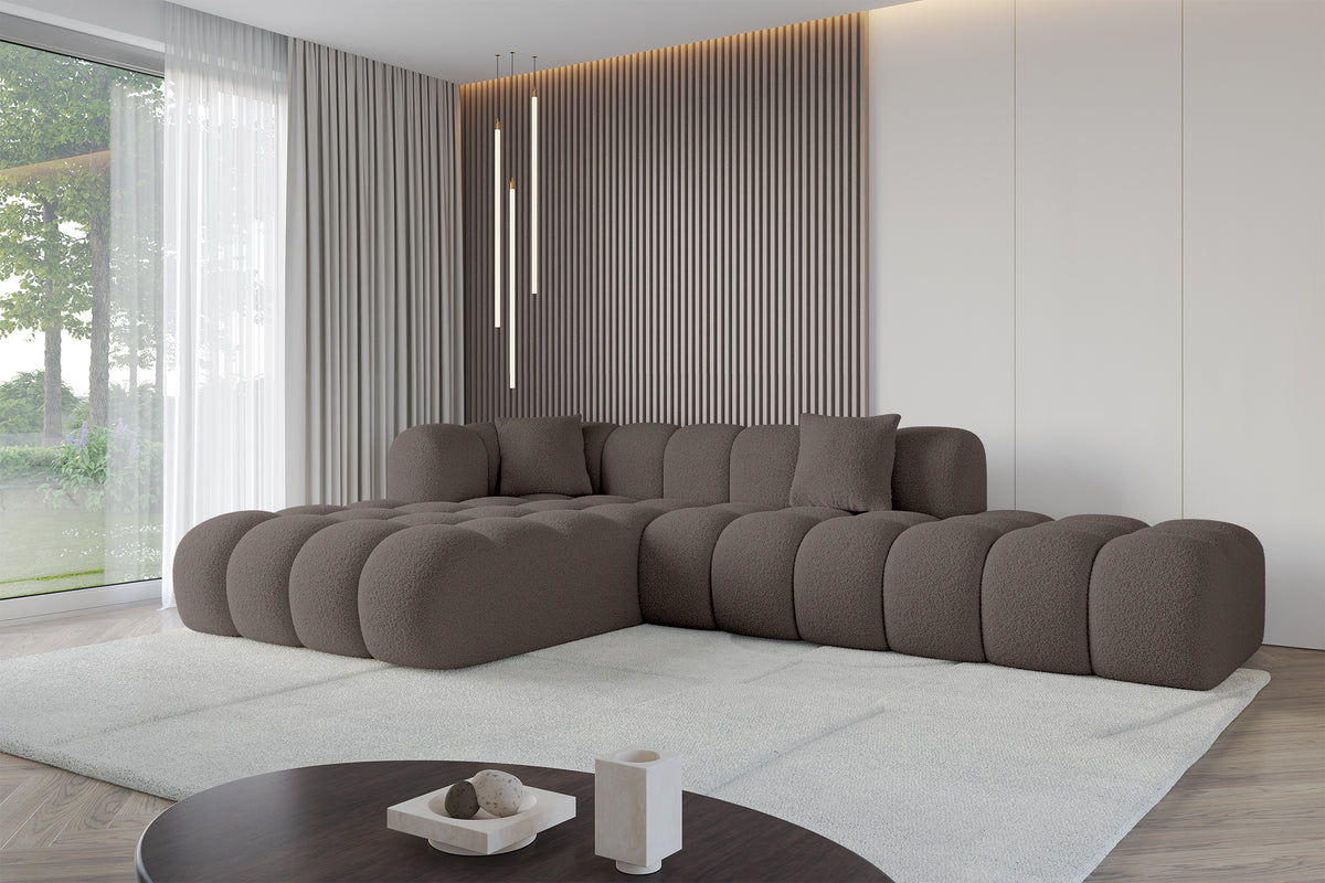 Ecksofa OLEA-L2 Bouclé